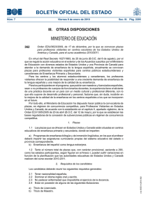 BOLETÍN OFICIAL DEL ESTADO MINISTERIO DE EDUCACIÓN III.  OTRAS DISPOSICIONES 362