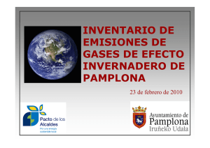 INVENTARIO DE EMISIONES DE GASES DE EFECTO INVERNADERO DE