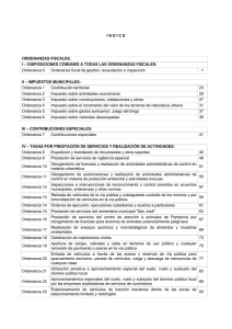 Índice de Ordenanzas Fiscales y Normas 2013