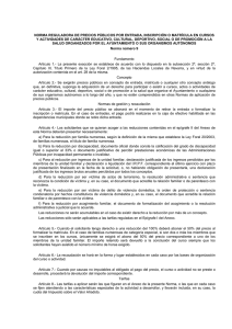 Norma 9. Entrada, inscripción o matrícula en cursos y actividades de carácter educativo, cultural, deportivo o social organizadas por el Ayuntamiento. (pdf, 90.24 Kb)