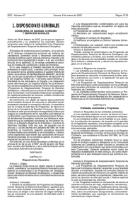 Orden de 28 de febrero de 2002, Programas