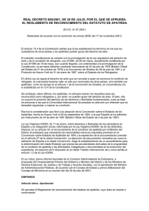 Real Decreto 865/2001, de 20 de julio, por el que se aprueba el