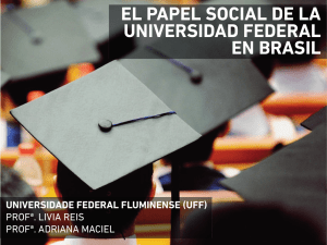 El Papel Social de la Universidad Federal en Brasil