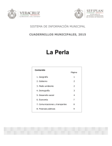 La Perla SISTEMA DE INFORMACIÓN MUNICIPAL CUADERNILLOS MUNICIPALES, 2015