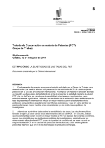 S Tratado de Cooperación en materia de Patentes (PCT) Grupo de Trabajo