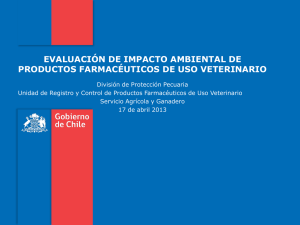 Evaluación de impacto ambiental de productos farmacéuticos de uso veterinario