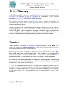 Active Directory  Definición