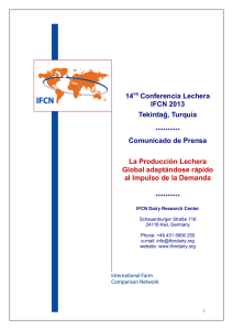 14 Conferencia Lechera IFCN 2013