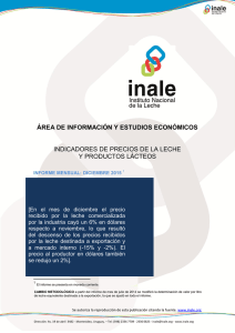 Informe de Precios- Diciembre 2015