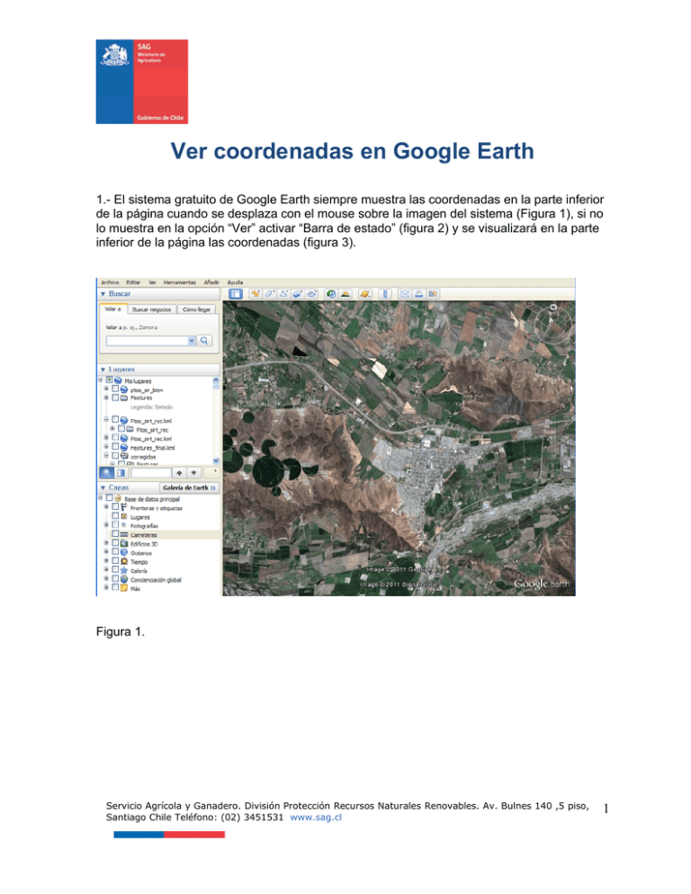 Ver Coordenadas En Google Earth