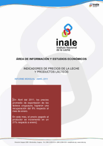 Informe de Precios-Abril 2011