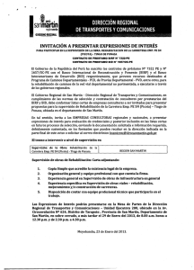 INVITACIÓN a Presentar Expresiones de Interés (2013-02-05)