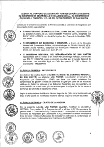 ADENDA AL  CONVENIO DE  ASIGNACIÓN  POR DESEMPEÑO... DE  DESARROLLO E INCLUSIÓN  SOCIAL,  EL ...