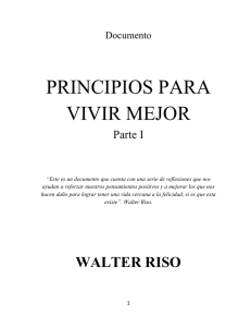 Principios para vivir mejor (Walter Riso)