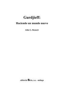Gurdjieff, haciendo un nuevo mundo (Bennett)
