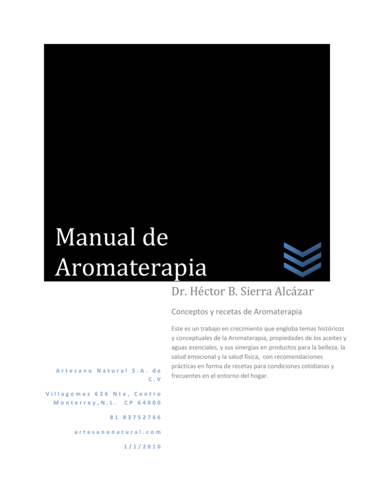 Manual De Aromaterapia