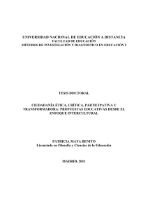 UNIVERSIDAD NACIONAL DE EDUCACI&Oacute;N A DISTANCIA