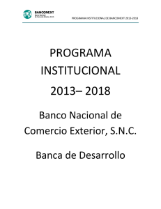   PROGRAMA  INSTITUCIONAL  2013– 2018 