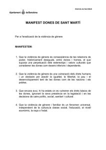 MANIFEST DONES DE SANT MARTÍ