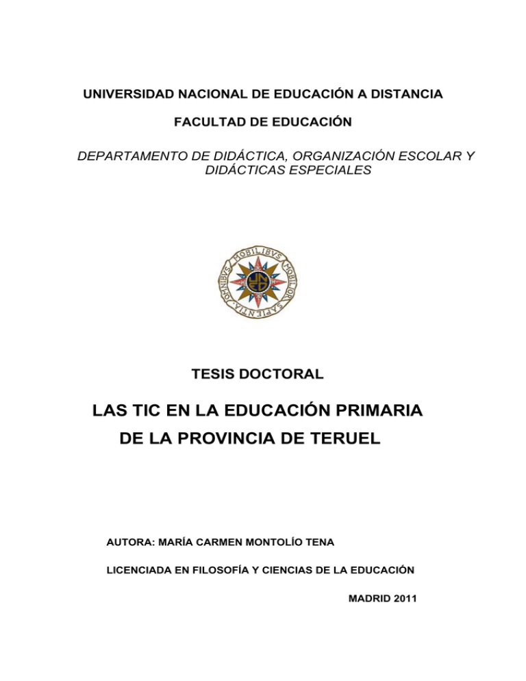 las tic en la educaciÓn primaria de la provincia de teruel