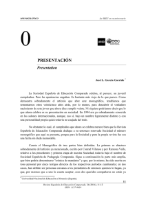 0  PRESENTACIÓN Presentation