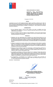 Establece área reglamentada Polilla del Racimo de la Vid (Lobesia Botrana), en las comunas de San Carlos y Chillán, provincia de Ñuble, región del Bío Bío.