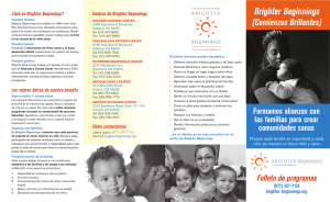Program Brochure Spanish