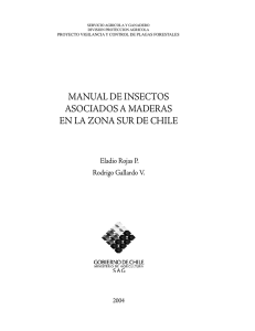 Manual de insectos asociados a maderas en la zona sur de Chile