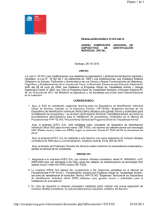 Asigna numeración adicional 29/10/2013 (AITEC S.A.)