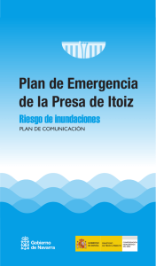 Plan emergencias presa Itoiz