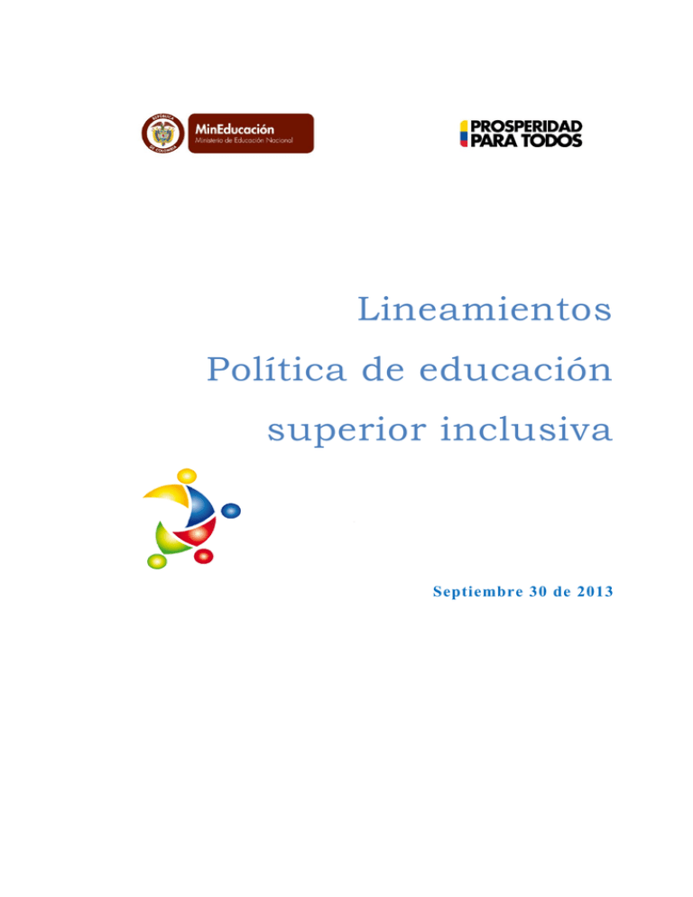 MEN Educacion Superior Inclusiva