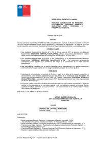 Renueva autorización de estación experimental “Sociedad Agrícola Gualupano Ltda.” destinada a aprobar plaguicidas