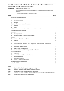 Manual de fiscalización de la Sindicatura de Comptes de la... Sección 3200:  Guía de fiscalización operativa