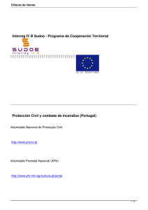 Interreg IV B Sudoe - Programa de Cooperación Territorial                                  