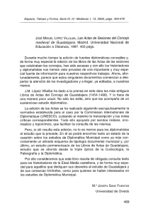 Las Actas de Sesiones del Concejo medieval de Guadalajara.
