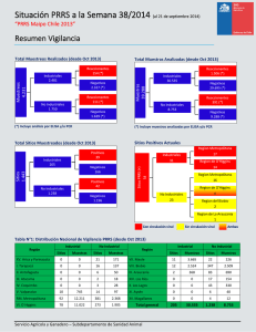 Actualización PRRS. Informe hasta semana 38