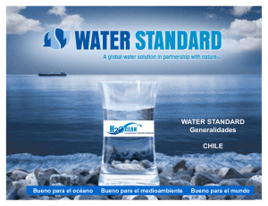 WATER STANDARD Generalidades CHILE