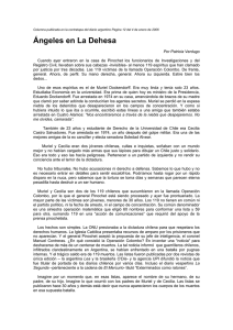 Columna Página 12: Ángeles en La Dehesa (Filiación de Pinochet, enero de 2006)