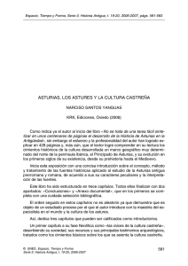 ASTURIAS, LOS ASTURES Y LA CULTURA CASTREÑA