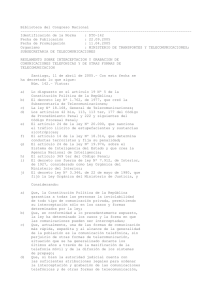 Oficio 449 del Ministerio Público, que entrega orientaciones sobre el registro de llamadas telefónicas e interceptación telefónica (2004)