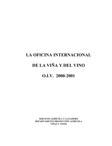 La Oficina Internacional de la Viña y del Vino 2000 - 2001