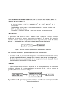 SISTEMA HIPERMEDIA DE VERIFICACIÓN ASISTIDA POR ORDENADOR DE CIRCUITOS ANALÓGICOS A. SALAVERRIA