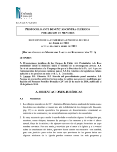 Texto Protocolo ante Denuncias contra Clérigos por abusos de menores (documento PDF)