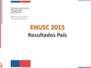Presentación resultados ENUSC 2015