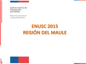 ENUSC 2015 REGIÓN DEL MAULE