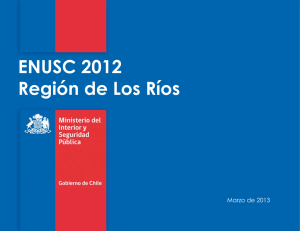 ENUSC 2012 Región de Los Ríos Marzo de 2013
