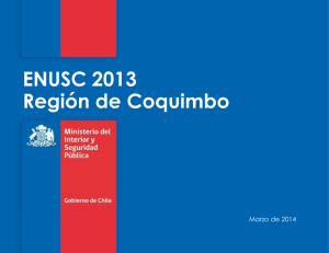 ENUSC 2013 Región de Coquimbo Marzo de 2014