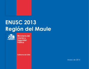 ENUSC 2013 Región del Maule Marzo de 2014