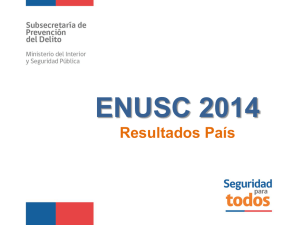 Presentación resultados ENUSC 2014