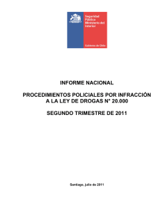 informe drogas 2do trimestre 2011